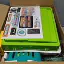 deAO Kids Kitchen Playset 39Inch Play Kitchen Set with Realistic Lights&Sounds,53Pcs Kitchen Accessories Double-Sided Pretend Play Toys kitchen for toddler 3+ Years Old Christmas Birthday Gifts(Green)