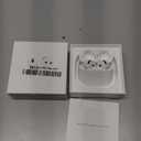 Apple AirPods 4 Wireless Earbuds, Bluetooth Headphones, Personalized Spatial Audio, Sweat and Water Resistant, USB-C Charging Case, H2 Chip, Up to 30 Hours of Battery Life, Effortless Setup for iPhone