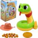 16 X 16 X 21Cm Electric Rattlesnake Toy Snake Scary Trick Toy for Play