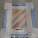 8x10 Wavy Picture Frame with Mat for 5x7, Real Glass and Wooden Frame - Tabletop or Wall Hanging Photo Frame(1 Pack, Blue)