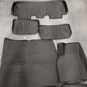 SUPER LINER Tesla Model Y Juniper 2025 2026 Floor Mats Full Set Pack of 6 Extra-Thick TPE Cabin Protect for 5-Seater | All-Weather Cargo Liners & Pet & Child-Friendly Accessories