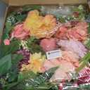 Pinkpuii Spring Wreaths for Front Door 24 Inch Lush Summer Flower Wreath with Peonies, Dahlias, Roses, Pink Hydrangeas & Realistic Fruit Accents, Unique Spring Door Wreath for Porch & Entryway Decor