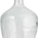 Serene Spaces Living Clear/Brown Tall Vase, Bottle Glass Vase, Elegant Home Decor for Fresh or Dried Flowers, Perfect for Living Rooms, Dining Areas, and Centerpieces (Small - Pack of 1)
