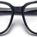 Oversized Square Blue Light Blocking Glasses for Women Men Anti Glare Reduce Eyestrain Computer Glasses