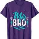 Merbro Brother of a Mermaid Boy and Toddlers Kids Merman T-Shirt S