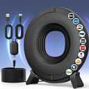 TV Antenna Indoor for Local Channels, 2025 Long Range Antenna for Smart TV 360 Reception, Digital TV Antenna for All Smart/Old TVs, Supports 4K 1080P HD VHF UHF