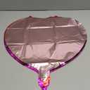 Froova Heart Balloons 15Pcs 18 Inch Valentines Day Balloons Heart Shaped Mylar Balloon for Girls Women Anniversary Sweet Valentine Day Romantic Decorations Special Night Party (Blush, Red, Purple)