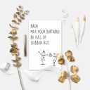 Funny Gen Z Slang Birthday Card for Him Her, Hilarious 13th 14th 15th 16th 17th 18th Birthday Gift for Son Daughter Niece Nephew, Teenagers Bday Decorations & Gifts