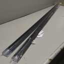 Light Blocking Strips for Window Shades and Blinds, 100% Blackout PVC Side Tracks Light Blocker for Blinds, Window Light Blocker for Bedroom (White, 58", 2PCS)