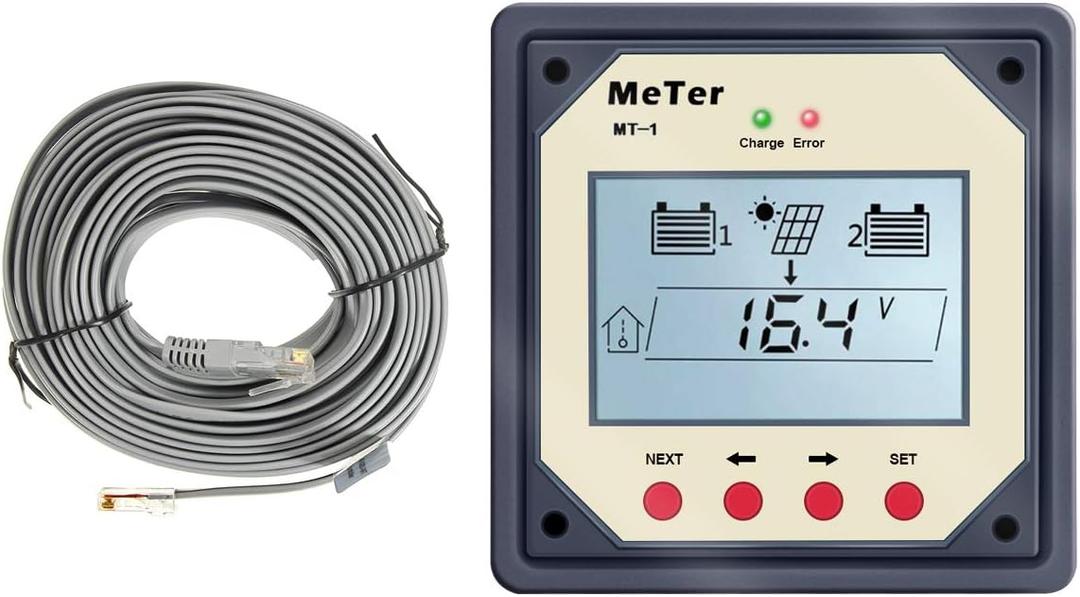 EPEVER MT-1 Remote Meter with LCD Display for Duo Battery Solar Panel Charge Controller