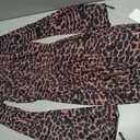 Cocoinsity Womens Party Dress Bodycon Long Sleeve Leopard Sheer Backless Mini Clubwear Dresses Leopard M