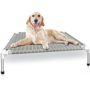 Elevated Dog Bed Pet Cot - Dog Cots Beds for Medium Dogs | Detachable Raised Cat Dog Pet Bed for Medium Dogs