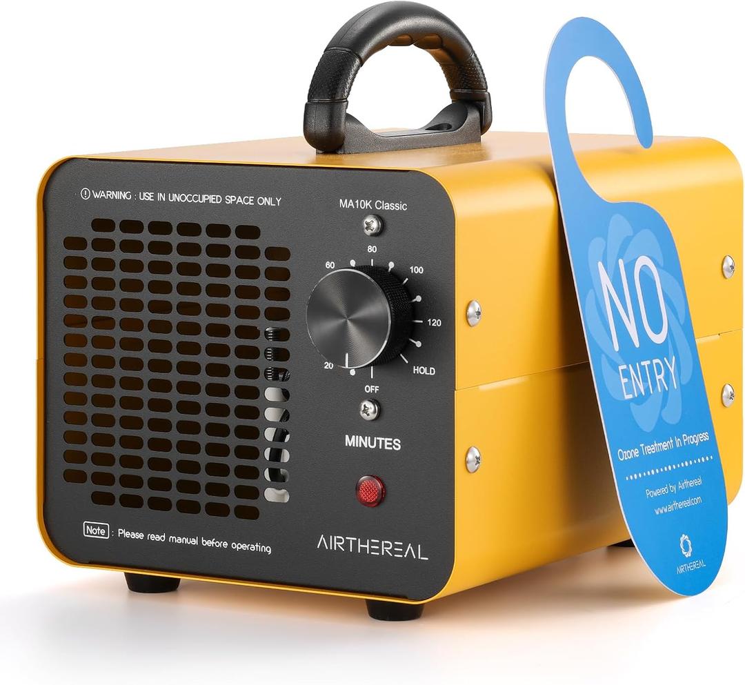 Airthereal MA10K Ozone Generator, Upgraded Honeycomb, 3500 Sq Ft, Yellow