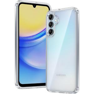 FNTCASE for Galaxy A15-5G Phone Case: for Samsung Galaxy A15-5G Clear Case Military Grade Drop Protection Anti Yellowing Cell Phone Cover - Rugged Shockproof Protective Transparent Cases (Clear)