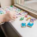 Melissa & Doug Classic Wooden Peg Puzzles (Set of 3) - Numbers, Alphabet, and Colors