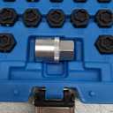 22PCS Wheel Locking Key Removal Tool Kit, Wheel Anti-Theft Lock Lug Nut Screw Remover Set with 1/2 Inch Driver Scoket Adaptor and Punch Compatible with BMW F 1 3 4 5 6 7 Series Not All