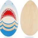 HQO LOVL 35 inch Skim Board for Kids Adults Wooden Skim Boards with High Gloss Coat for Beach Skimboards for Beginners
