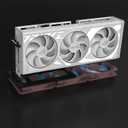 Vertical GPU Mount for PC Case Aluminum Support Bracket with PCIe Riser Slot and Fan Compatibility for 2/3-Slot GPUs