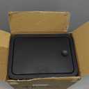 TIPGO Bathroom Trash Can with Lid, 10 Liter/ 2.6 Gallon Slim Garbage Can, Small Trash Bin Waste Basket with Pop-Up Lid for Kitchen, Bedroom, Living Room, Office (Black)