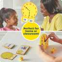 Learning Resources Time Activity Set Teaching Clocks for Kids, Teacher Classroom Must Haves, Elementary School & Montessori Activities, Math Manipulatives, Time Flash Cards, Gifts for Boys and Girls