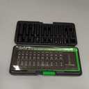 23 Pieces 1/4-Inch Drive Shallow and Deep 12-Point Impact Socket Set, CR-V, 5/32 to 9/16 in, SAE, 1/4"-1/4" Drill Adapter