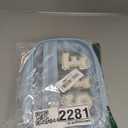 COSHAYSOO Clear Sunscreen Bag Makeup Toiletries Pouch Beach Vacation Essentials Summer Travel Stuff Accessories Personalized Graduation Gifts for Her Women College Teen Girls Teacher Nurse Blue SPF