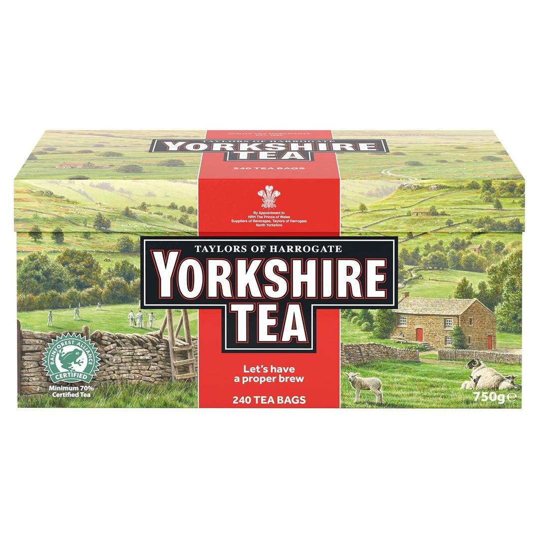 Pack Of 2 Taylors of Harrogate Yorkshire Red, 240 Teabags, Best By: 09/2026