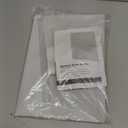 LazBlinds 100% Blackout Door Curtain, No Tools No Drill Cordless Blinds for Windows, Thermal Insulated UV Protection Privacy Window Curtains for French Door Front Door(26''W x 68''H, White, 1 Panel)