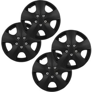OCPTY OEM Replacement Pack of 4 Corrosion-Free & Sturdy  Full Heat & Impact Resistant Grade Wheel Covers Snap Clip-On Auto Tire Rim Replacement for 15 inch