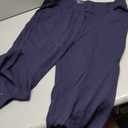 Tapata Women's 34'' Stretchy Bootcut Dress Pants with Pockets Tall, Petite, Regular for Office Work Business (Navy Blue) L