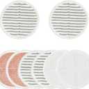 4Pack Mop Pads Replacement Compatible with Bissell Spinwave Mop 2124 2039 2037 2039A Series, Mop Pads for Bissell Spinwave Hard Floor Mop