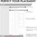 FMFUNCTEX 100% White Blackout Curtains for Living Room, White Weave Textured Curtains 96 Inches Long Thermal Insulated Curtain for Bedroom, Black Out Drapery Grommet Room Darkening 2 Panels