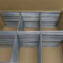 Zonon 200 Pcs H Stakes for Yard Signs 16.5'' x 7'' Heavy Duty Metal H Frame Wire Stakes Weatherproof Metal Holder for 4mm 5mm Corrugated Signs Guidepost Yard Decoration