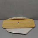 LONBET Toilet Paper Storage for 12 Rolls, Stackable & Foldable - The Ultimate Bathroom Organizer - Waterproof Basket with Bamboo Lid - Elegant Toilet Paper Storage Holder, Beige