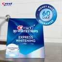 Crest 3D Whitestrips Express Whitening + LED Light Teeth Whitening Kit, 1 Light + 10 Treatments, Each with 1 Upper/1Lower, 20 Strips Crest 3DWhite Teeth Whitening Strips