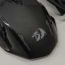 Redragon M908 Impact RGB LED MMO Gaming Mouse with 12 Side Buttons, Optical Wired Ergonomic Mouse with Max 12,400DPI, High Precision, 18 Programmable Macro Shortcuts, Comfort Grip (Black)