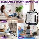 Cold Therapy Machine with Programmable Timer, Portable Ice Machine for Hip After Surgery, Hip Replacement Pad Recovery System, Extended Coverage Back/Full Knee