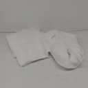 4 in 1 Top Style Linen Curtain 100 X 100 Inch Unlined Curtain for Bedroom, Living Room, Sliding Door, 2 Panel, Cream White