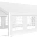 20x40ft Party Tent Outdoor Wedding Tent Heavy Duty Large Canopy Carport Commercial Tent with Removable Sidewalls for Parties, Wedding, Outdoor Events