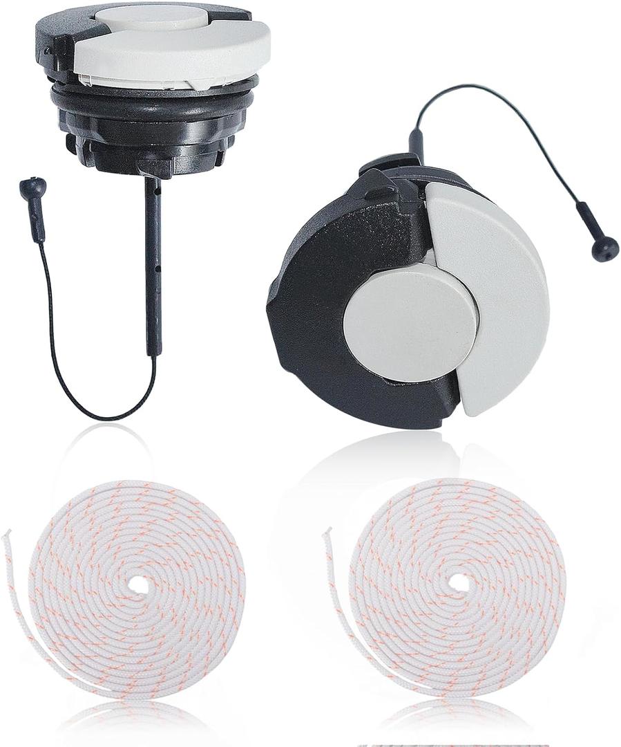 Gas Fuel Caps Kit for Stihl FS90 FS90R FS100 FS100RX FS110 FS110R FS130R KM90R KM110R HL90 HT101 4-Mix Weed Trimmer Weedwacker, Fits Stihl BR550 BR600 BR500 Leaf Blower Gas Cap 0000 350 0563