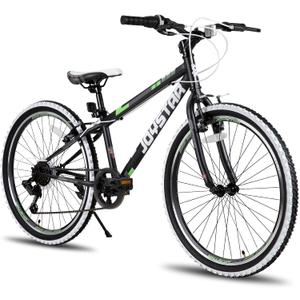 JOYSTAR Lubbock 20 24 Inch Kids Bike for Boys & Girls Ages 7-12 Years Hardtail Mountain Bike for Kids with 1-Speed/7-Speed Drivetrain, White Wall Knobby Tires, Kids' Bicycle, 24 Inch Wheels