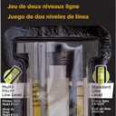 Johnson Level & Tool 595 Structo-Cast Line, 3", 2 Level