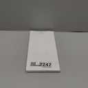 Toilet Tank Tray with Handle, Bathroom Vanity Tray for Bathroom, Kitchen (White) (12.9" x 5.9" x 1")