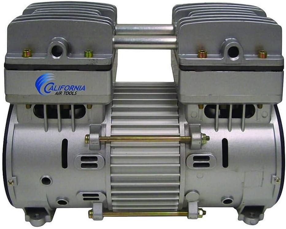 California Air Tools MP100LF 1.0HP Ultra Quiet and Oil-Free Air Compressor Motor (Silver)