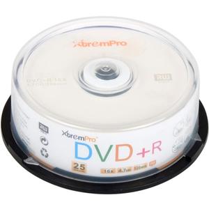 DVD+R 16X 4.7GB 120min Recordable DVD 25 Pack Blank Discs in Spindle - 11025