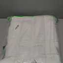 Three Geese Luxury Flat Thin Goose Feather Down Pillows Standard Size, 3" Height, 100% Cotton Cover, Medium Firm Hotel Collection Ultra Slim Thin Bed Pillows, Machine Washable, 18 x 26 Inches (Solid White)