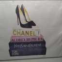 'Glam Fashion Book Set Black Pump Heels'| Canvas Art | Stupell Industries | 40 x 30 Inches, Easy to Hang and Sturdy, Made in USA, by Amanda Greenwood