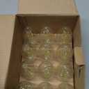 12-Pack Dimmable E12 LED Candelabra Bulbs 60W Equivalent, 5000K Daylight White, 600 Lumens B11 Candle Base 6W C35 LED Filament Vintage Light Bulbs, Clear Glass for Chandelier Ceiling Fan High CRI 90+