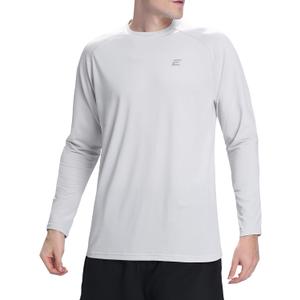 Men's UPF 50+ Sun Protection Shirts UV SPF Long Sleeve Rash Guard Fishing Swim Shirt Quick Dry (XXXL)