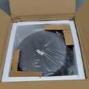 IGOHEALS Wood Stove Steamer - Rust Resistant Cast Iron Humidifier Pot with Three-Layer Porcelain Coating for Woodstove, Indoor Fireplace Steamer for Dry Winter, Decorative, 2.7 Quart-Black